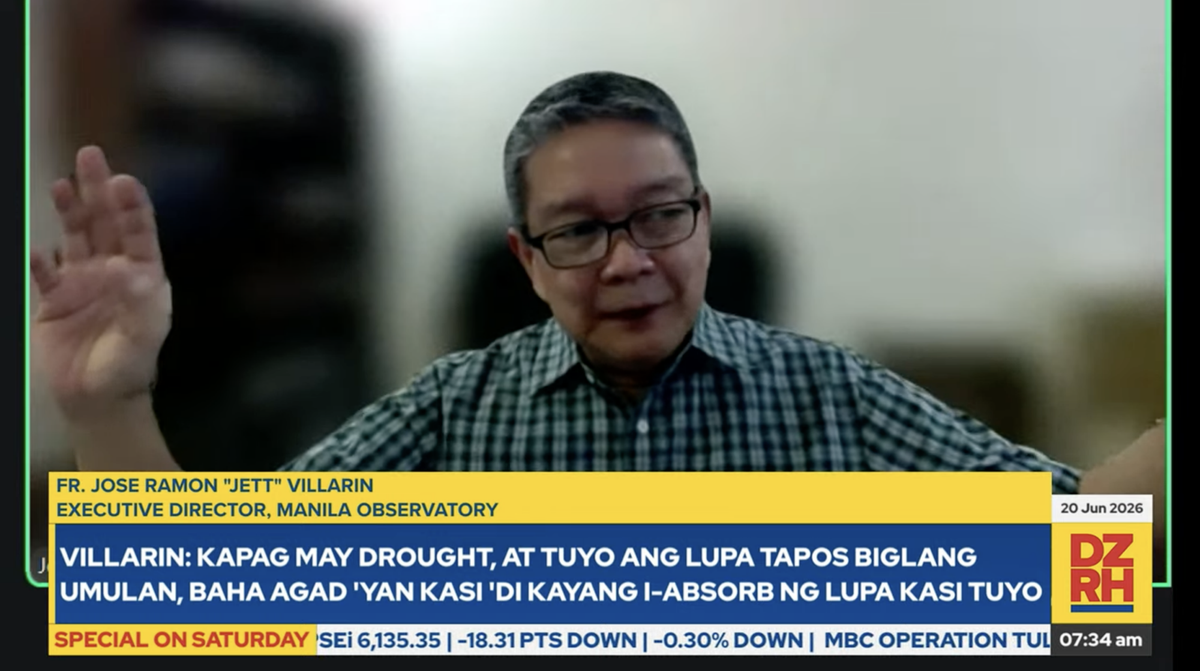 Dry soil plus sudden heavy rain is a flash flood recipe, Filipino climate scientist warns