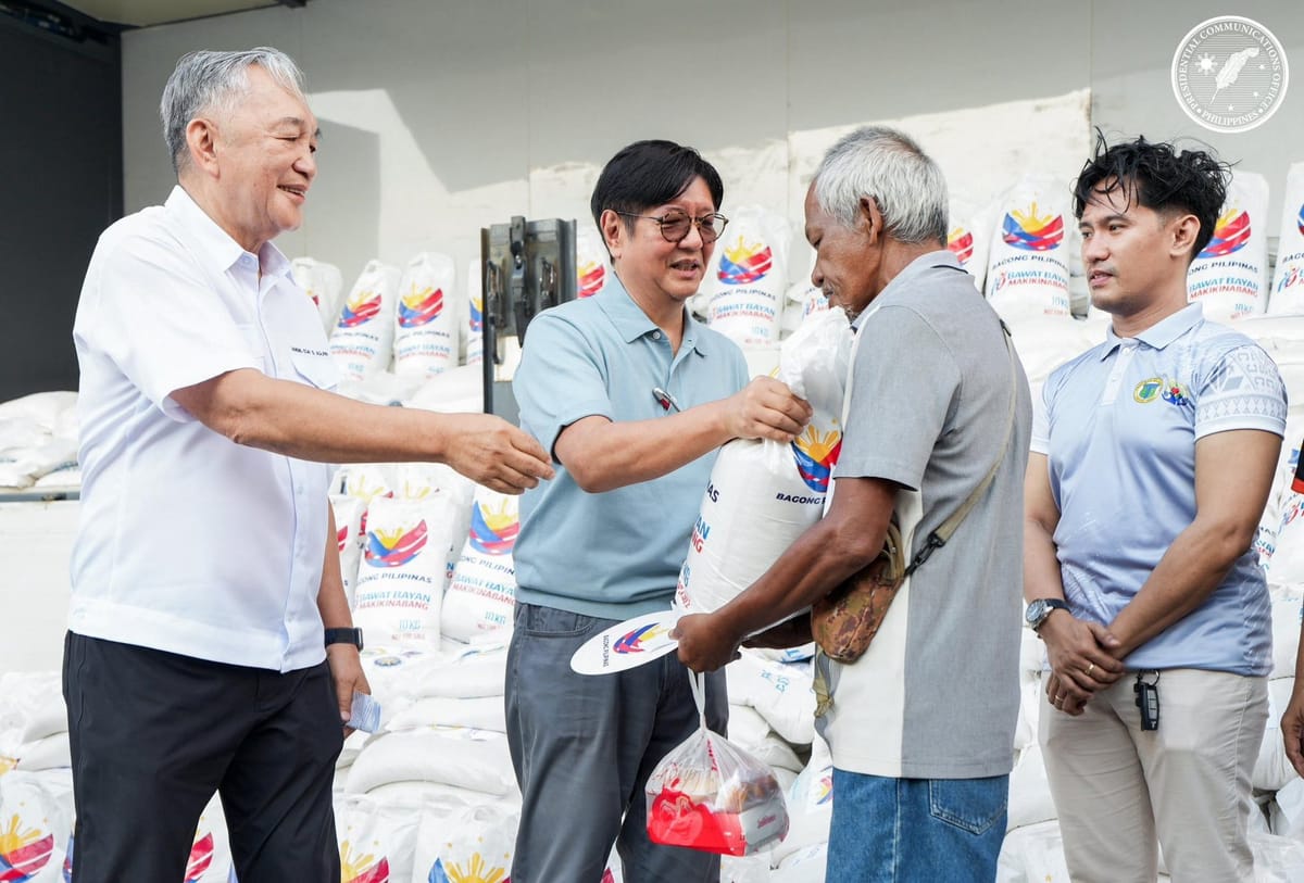 Malacañang announces distribution of 10 kilos of locally sourced free rice to low-income families