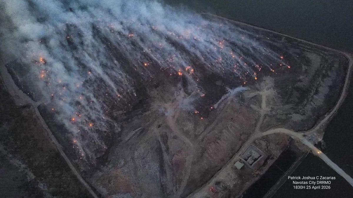 DENR, Solicitor General moving to file cases over Navotas landfill fire