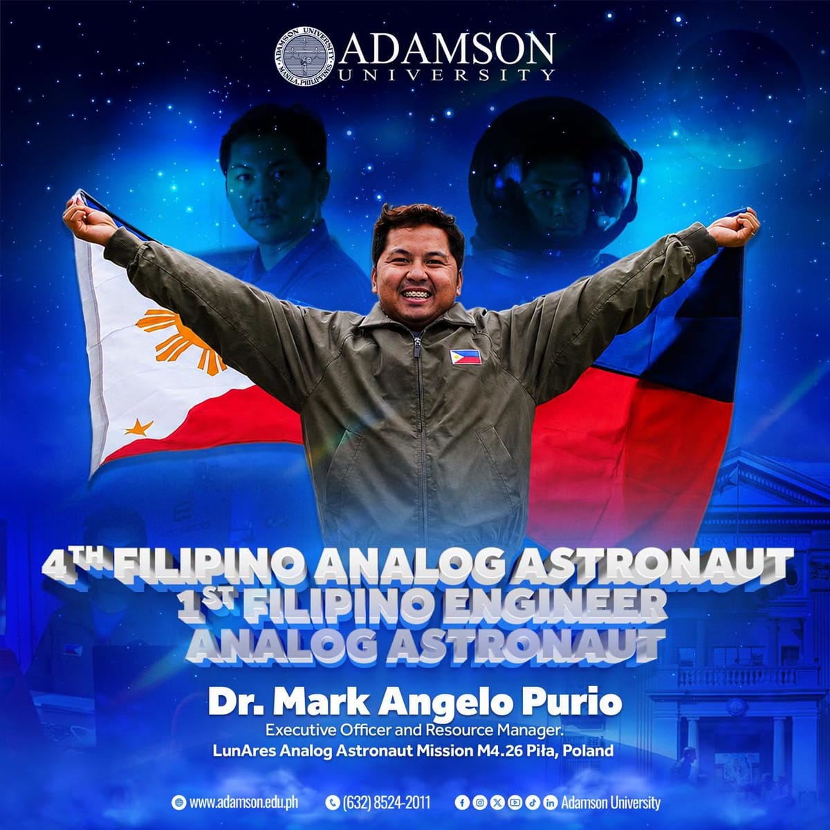 PH’s first engineer analog astronaut from Adamson joins international research mission in Poland