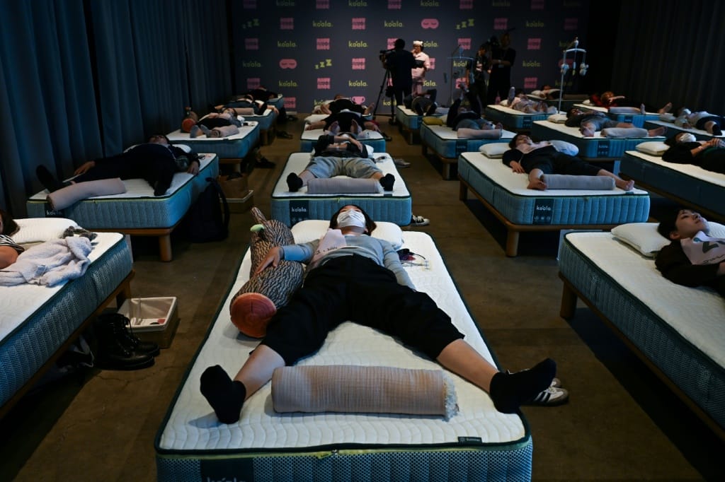 Ready, set, snooze: Sleep-deprived Japanese compete for best-rested