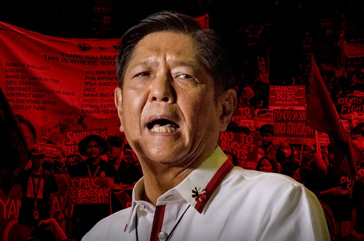 Marcos says he would rally against ‘crocs’ too if he weren’t President