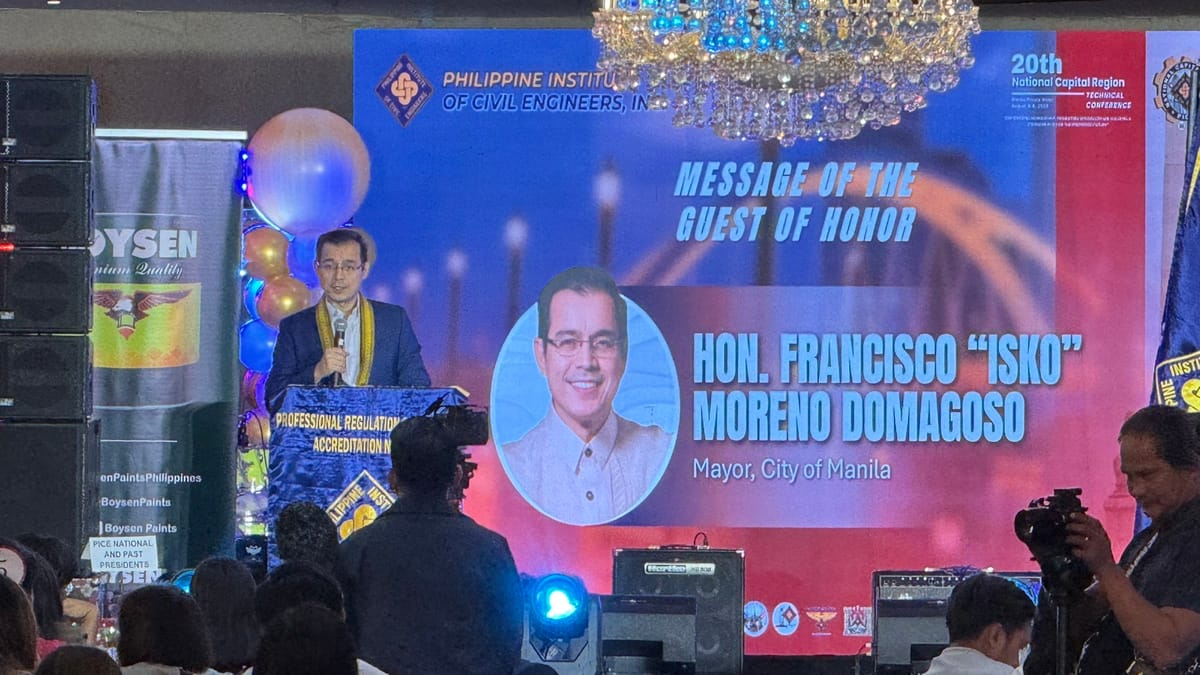 Isko Moreno to engineers: You build roads and bridges, we build cities and nations