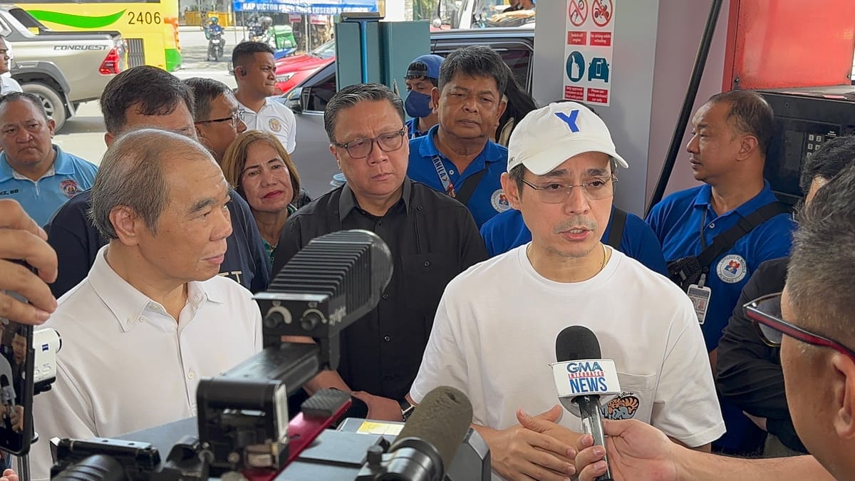 Isko Moreno inspects Manila gas station, warns vs fuel price abuse