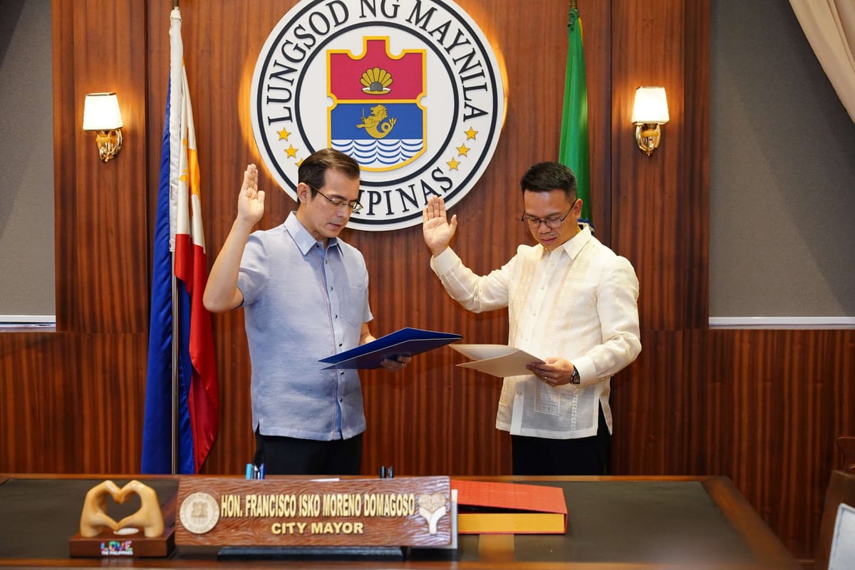 Atty. Paul Vega takes oath as youngest City Treasurer of Manila