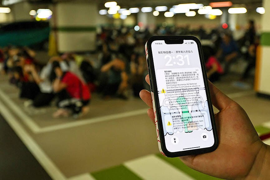 Taiwan chokes mobile internet speeds in drill for Chinese attack