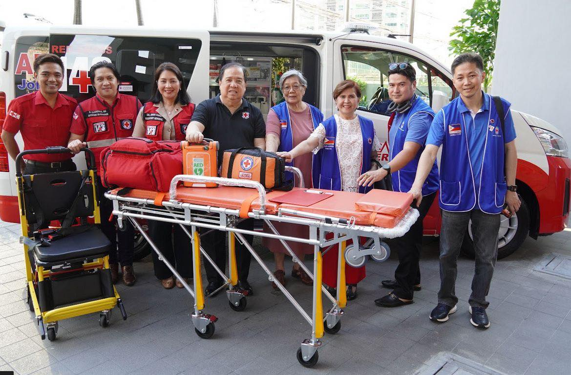 Philippine Red Cross chief wants ambulance fleet more than doubled, from 180 to 400 units, to reach more Filipinos