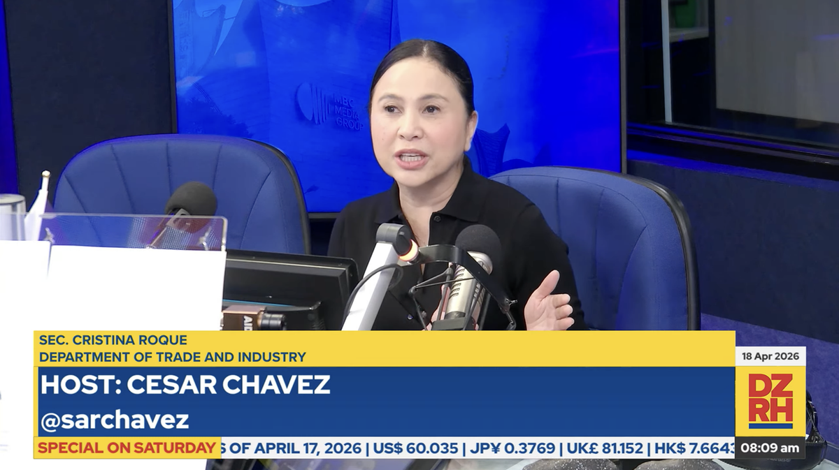 Trade chief Cristina Roque vows no price hikes on basic goods until May 10, 2026