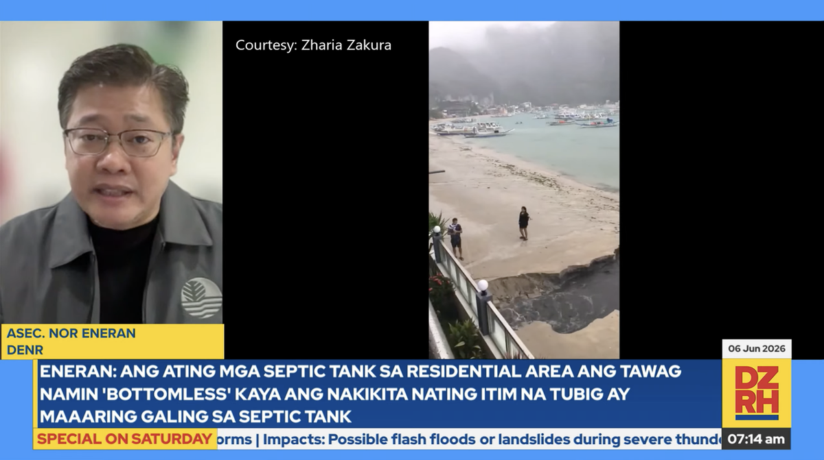 DENR traces El Nido black water to LGU drainage, flags 700 non-compliant structures as cases loom