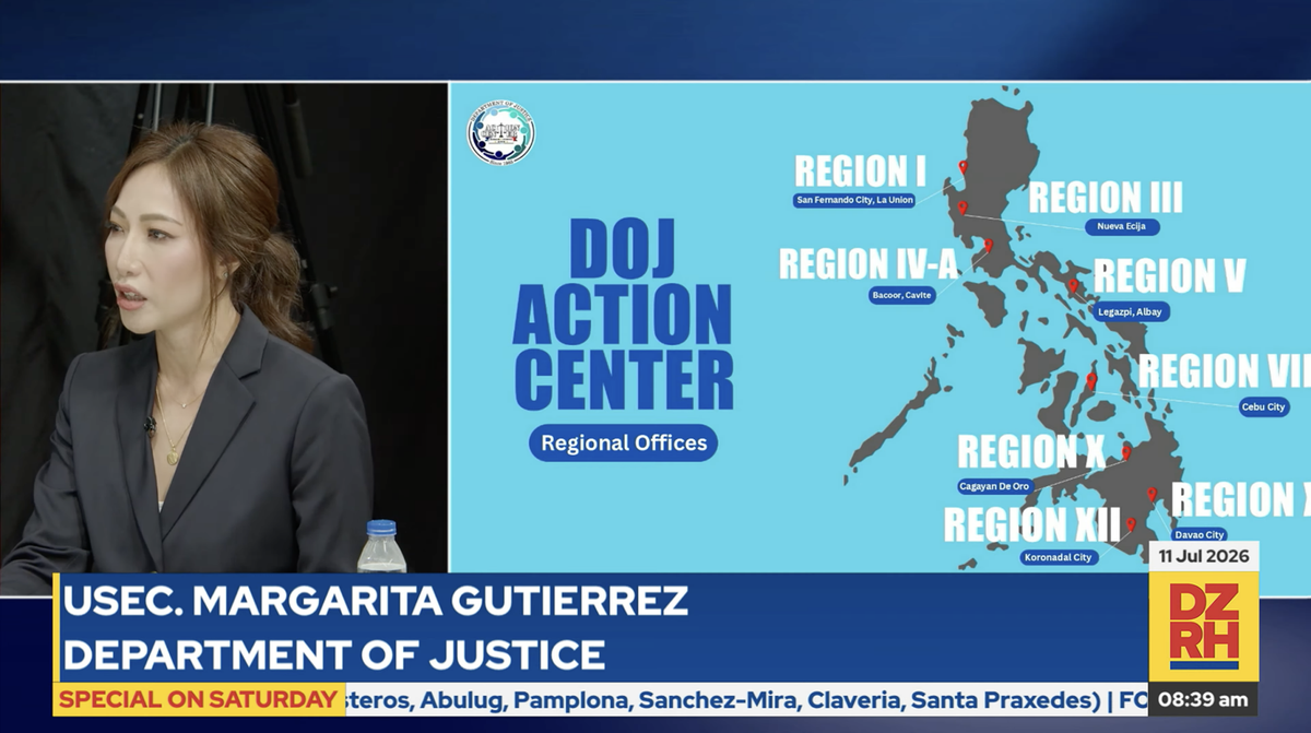 DOJ Action Center serves over 65,000 Filipinos in three years as demand for free legal help surges