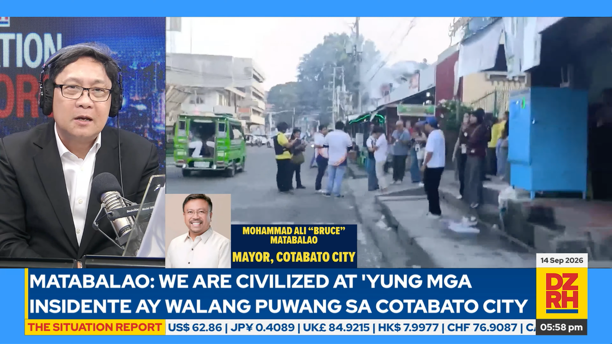 Outsiders involved? Cotabato mayor says those who caused election day violence were people he had never seen in his city before