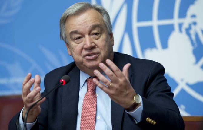 UN chief sounds alarm on AI risk after Trump plays it down