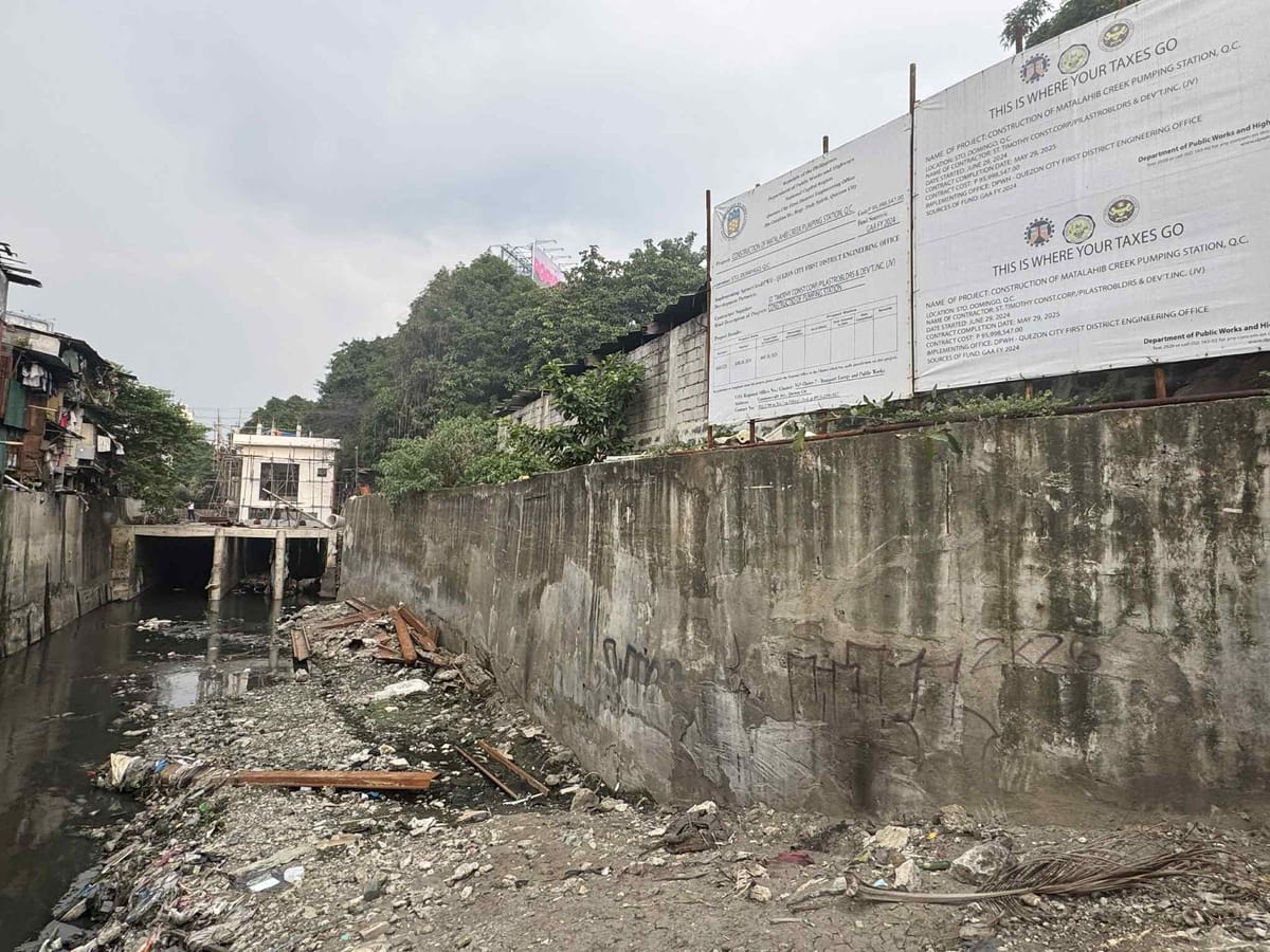 EXCLUSIVE: Pumping station sa QC na itinuturong sanhi ng pagbaha, Discaya-owned St. Timothy Construction ang contractor
