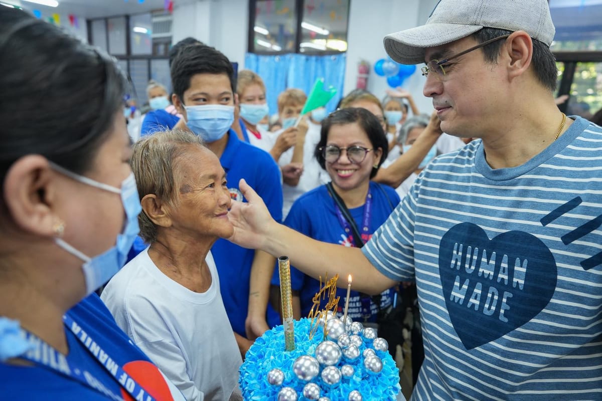 Isko Moreno marks 51st birthday with Manila’s elderly: ‘Let there be peace, let us bring back compassion’
