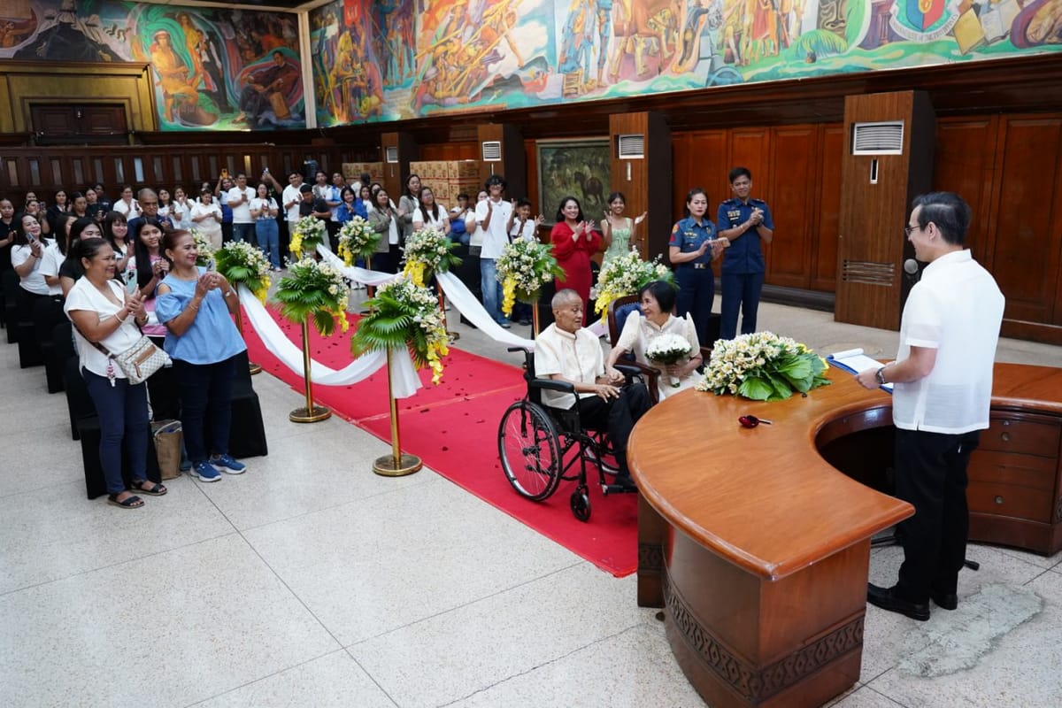 LOVE ENDURES: Age no barrier to love as 79-year-old groom, 67-year-old bride wed after 32 years
