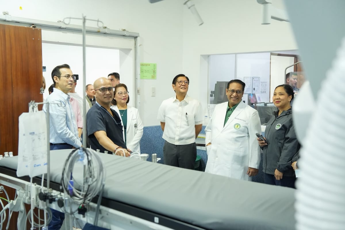 Marcos, Isko inspect Bagong Ospital ng Maynila after PLM allied health building groundbreaking