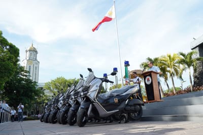 Isko Moreno welcomes 20 motorcycle donations from Chiang Kai Shek College to strengthen Manila Police District motor pool