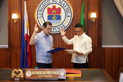 Atty. Paul Vega takes oath as youngest City Treasurer of Manila