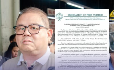 DA chief dismisses graft complaint vs Bureau of Plant Industry, Bureau of Customs officials as mere ‘nuisance’