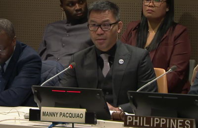 Pacquiao tells world leaders to empower youth through sports
