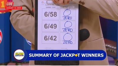 Still up for grabs: 6/58 Ultra Lotto jackpot to hit P351 million